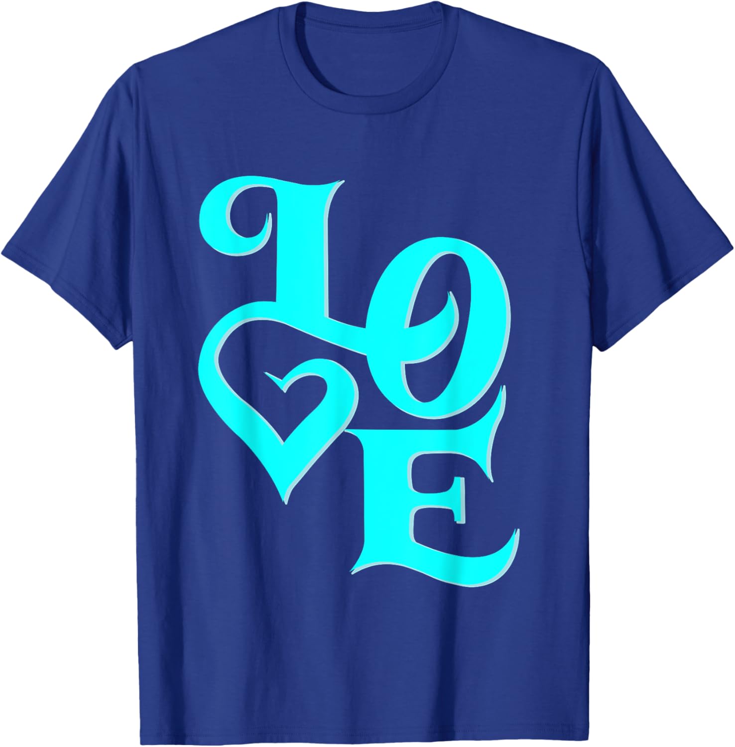 Stylish Turquoise Graphic T-Shirt Perfect for Fashionable Outfits - 3