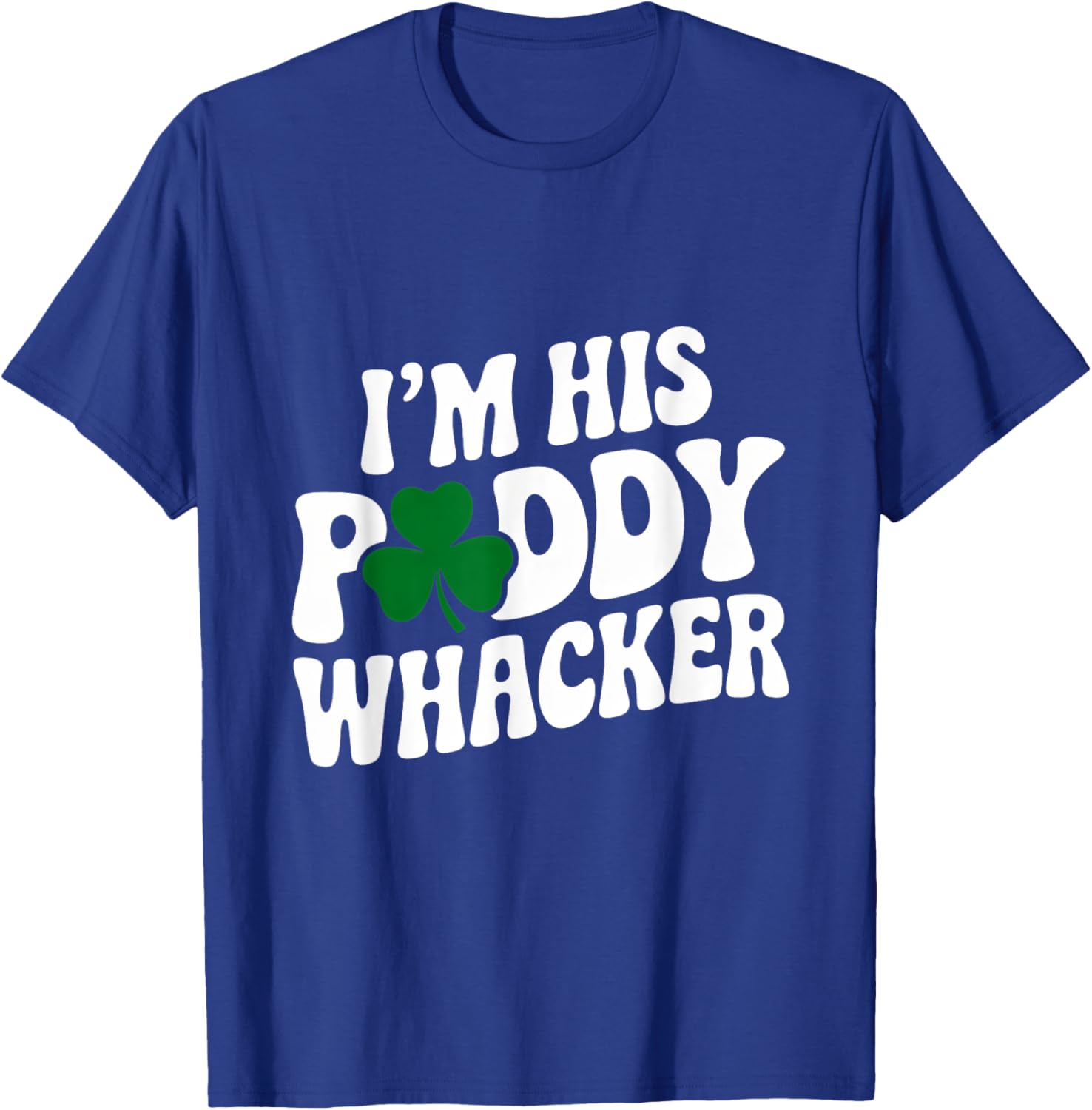 Groovy St Patrick's Day T-Shirt for Couples - I'm His Paddy Whacker - 7