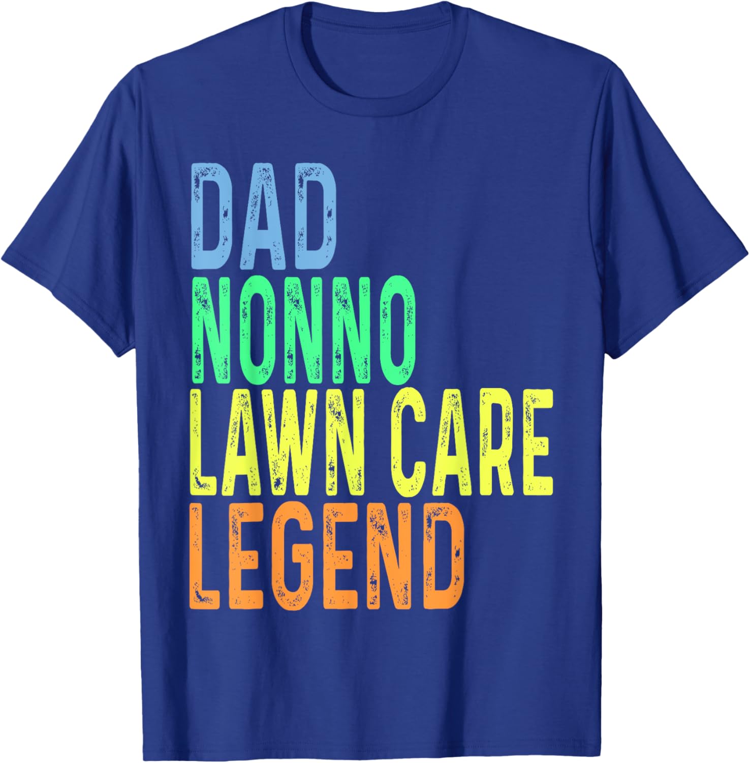 Funny Dad Nonno Lawn Care Legend T-Shirt for Grass Mowing Enthusiasts - 7