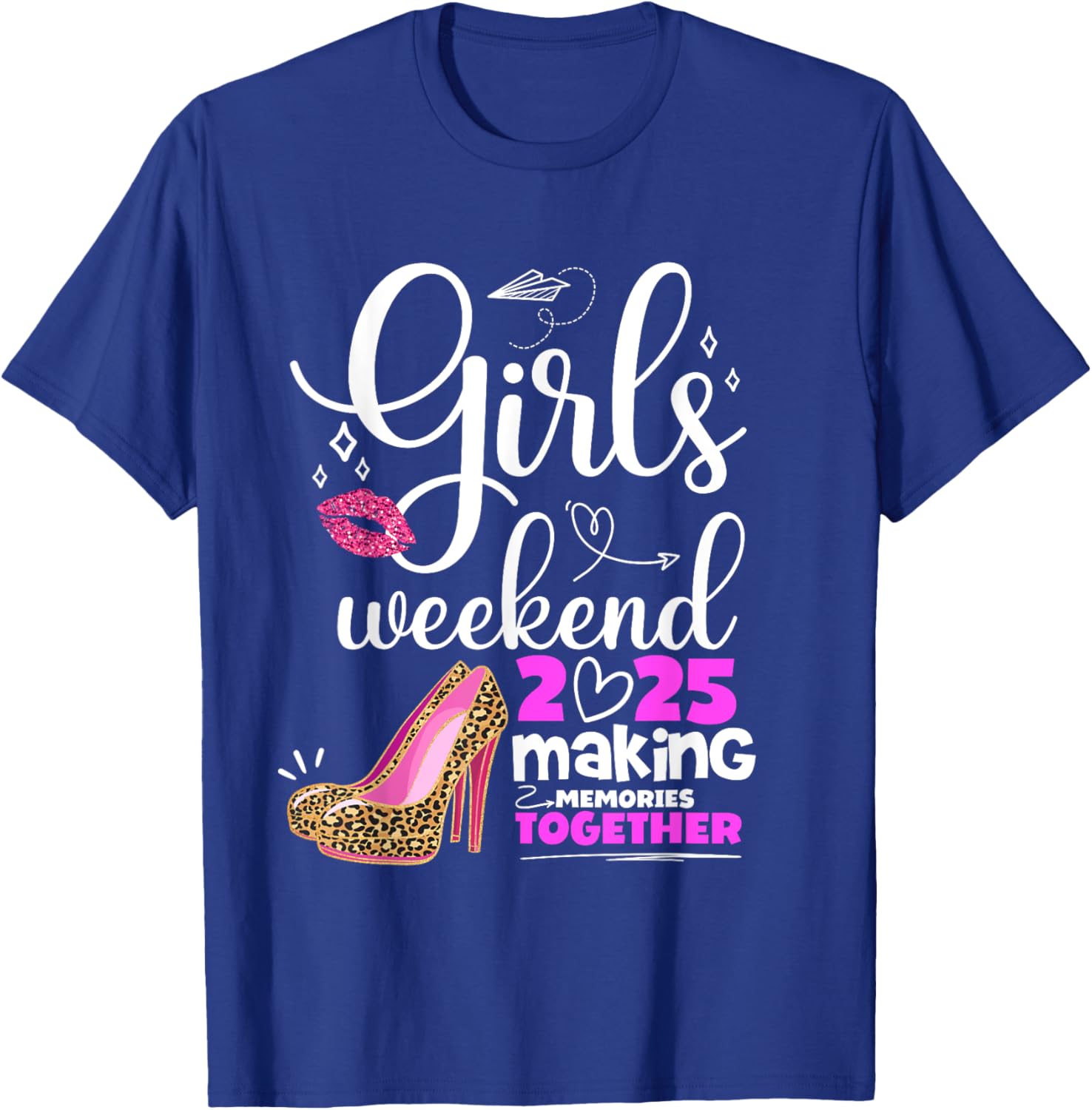 Girls Weekend 2025 Matching T-Shirt for Fun Girls Trip Vibes - 1