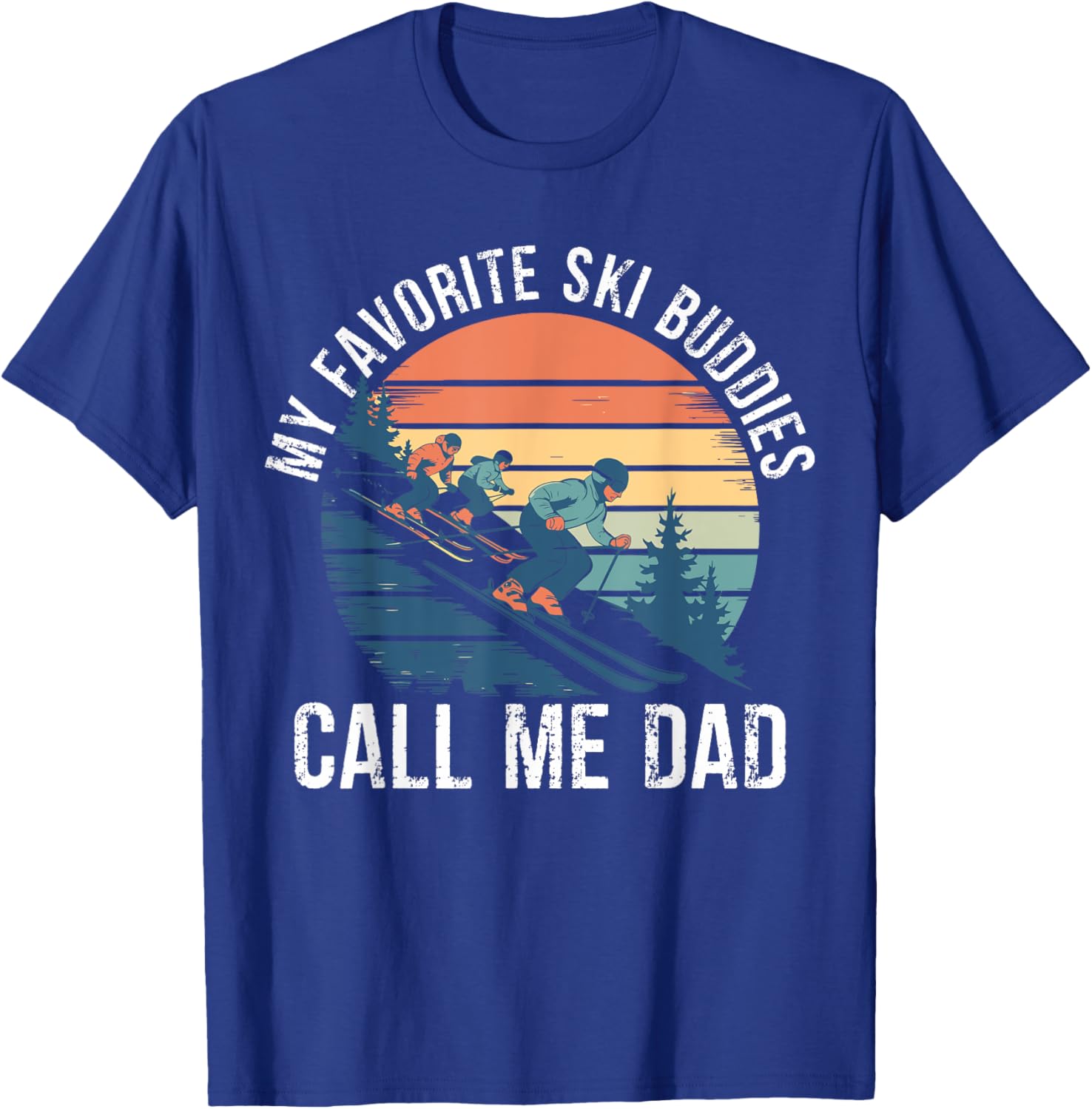 Retro Ski Dad T-Shirt for Ski Lovers, Perfect Gift for Ski Buddies - 6