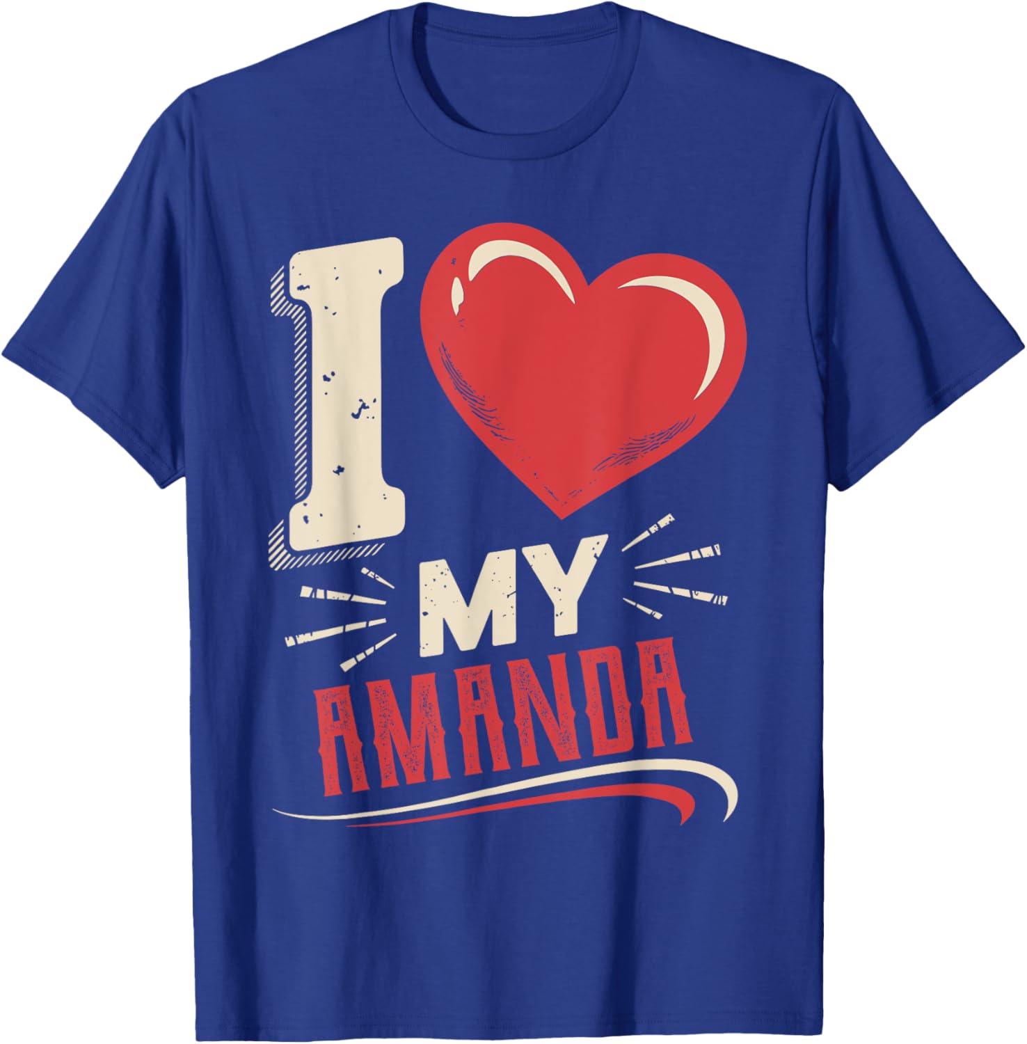 I Love My AMANDA T-Shirt Perfect Gift for AMANDA - Stylish and Fun Design - 25