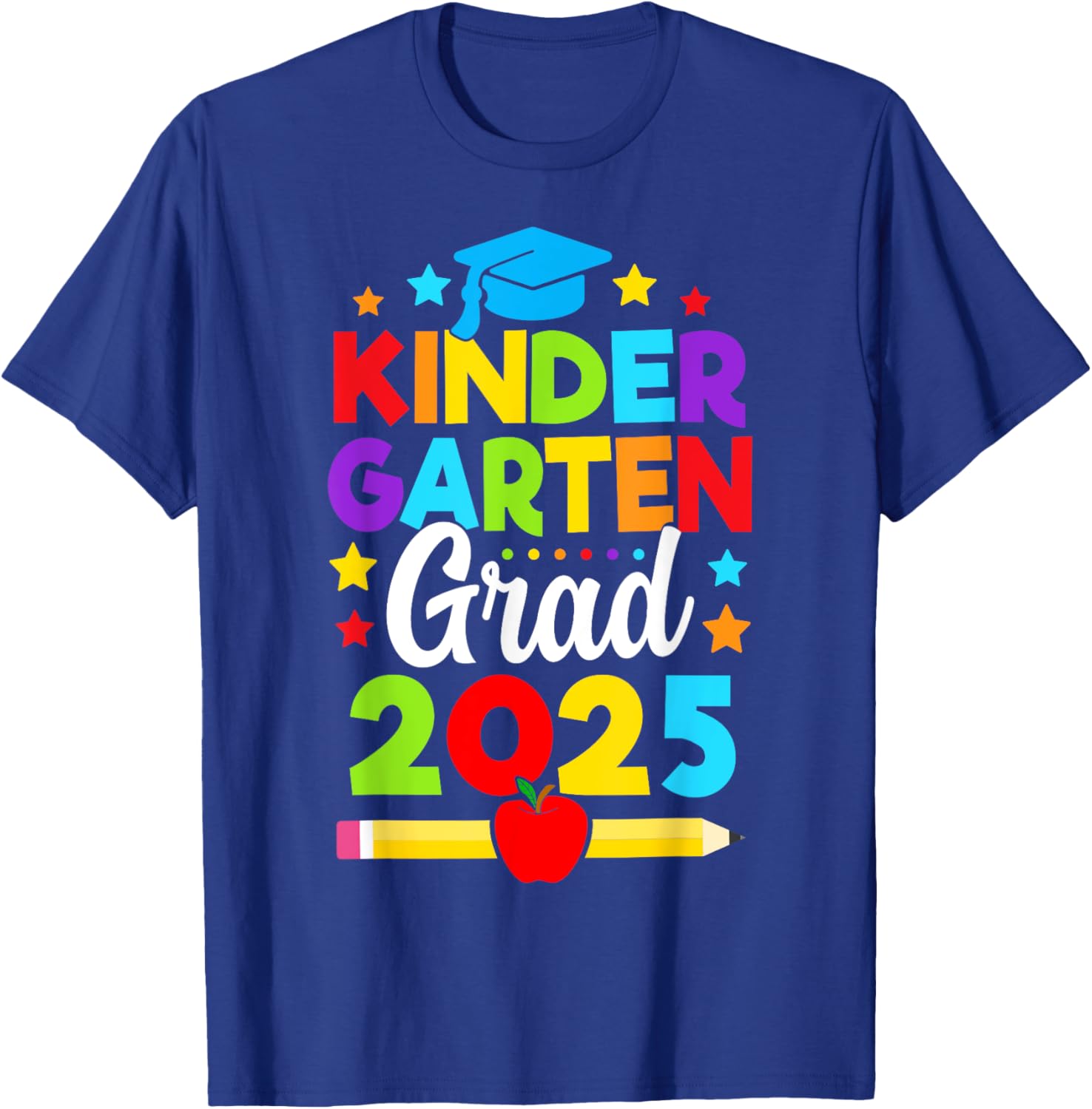 Kindergarten Graduation T-Shirt for Kids 2025 Fun Design for Boys and Girls - 1