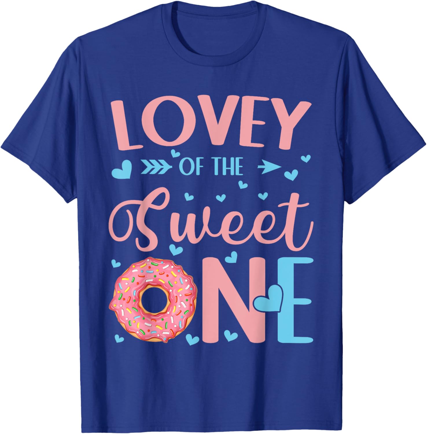 Sweet One First Birthday Donut Party Lovie T-Shirt for Girls - 13