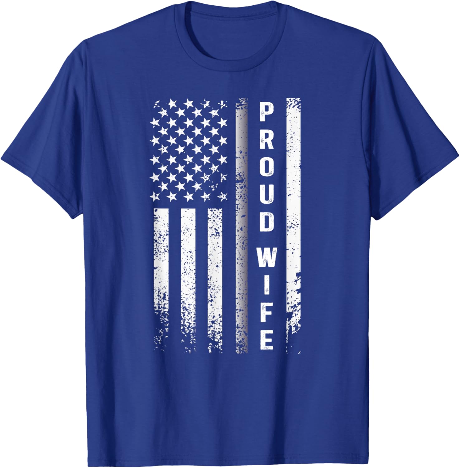 Proud Corrections Officer Wife US Flag T-Shirt Stylish and Comfortable Apparel - 6