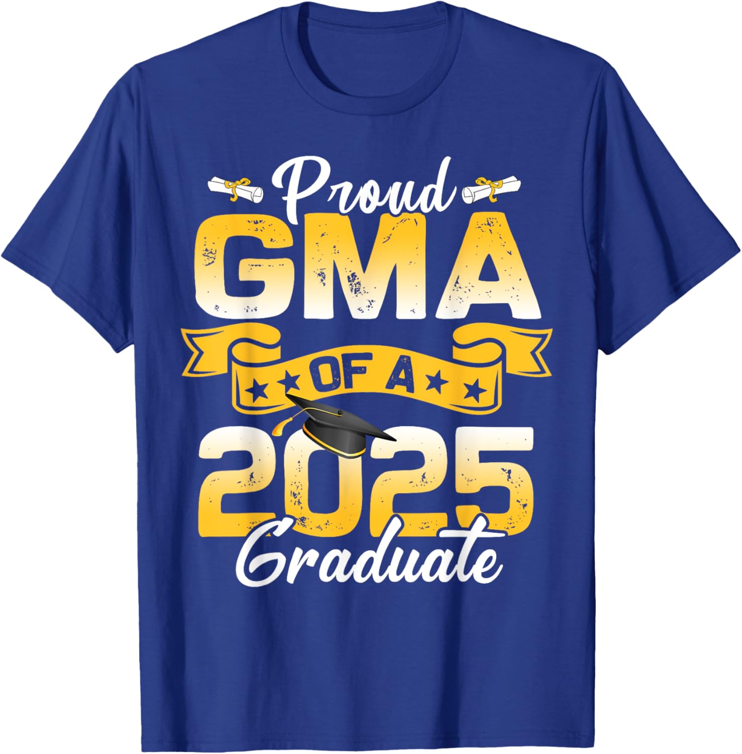 Proud Grandma Class of 2025 Graduation T-Shirt for Senior Celebration - 4