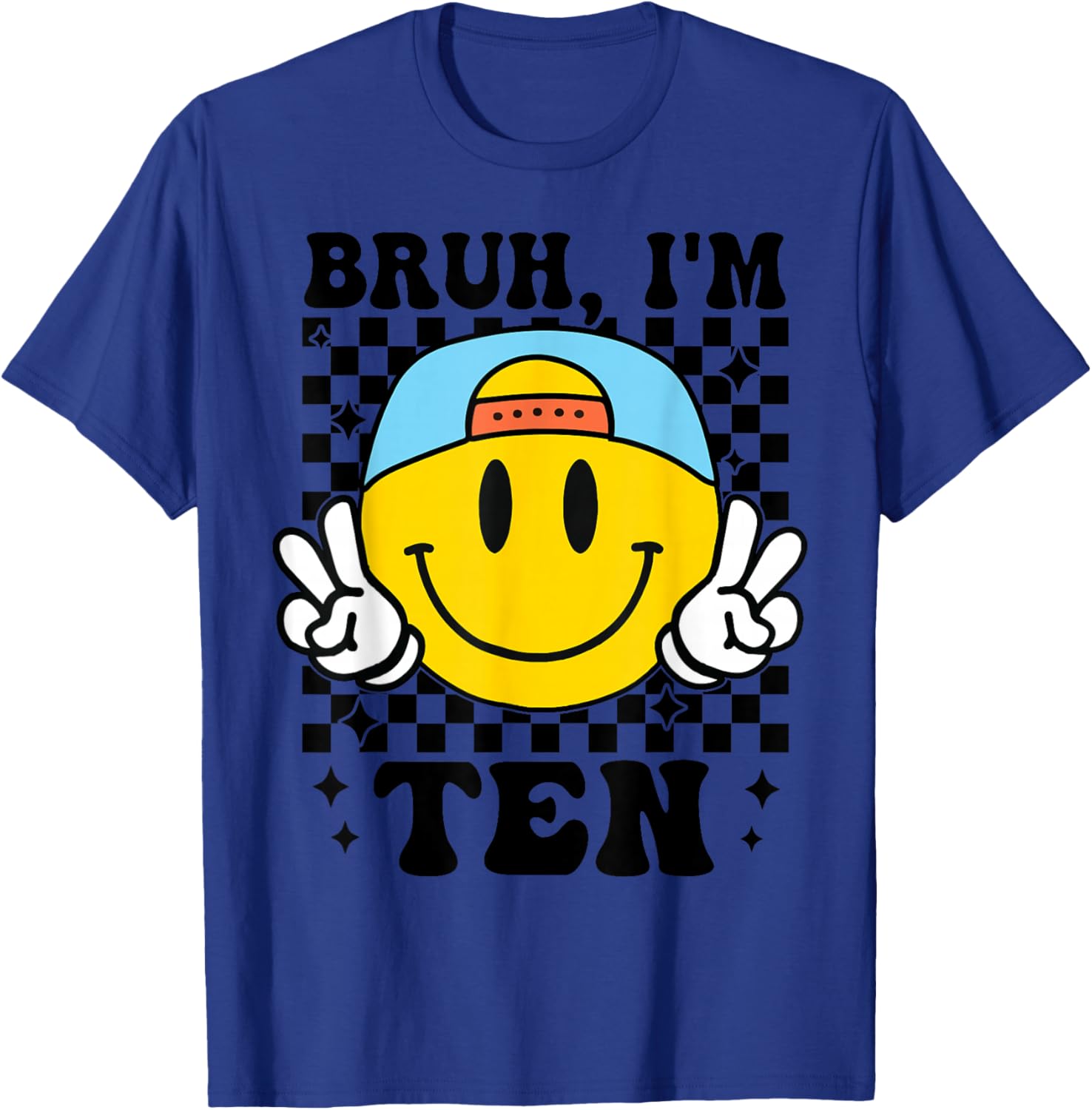 Groovy 10th Birthday T-Shirt for Boys Girls Fun Trendy Design - 21