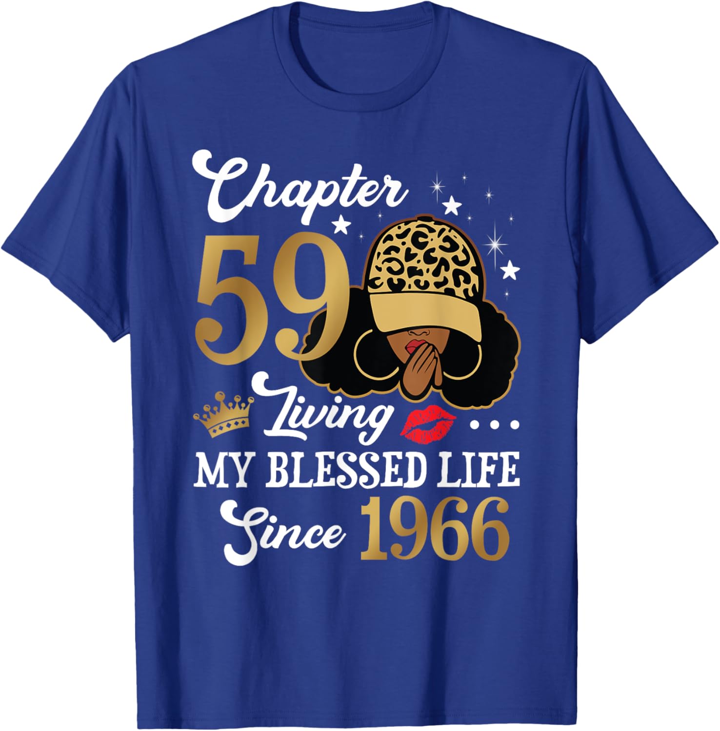 Black Woman Chapter 59 Blessed Life Since 1966 T-Shirt for All Ages - 12