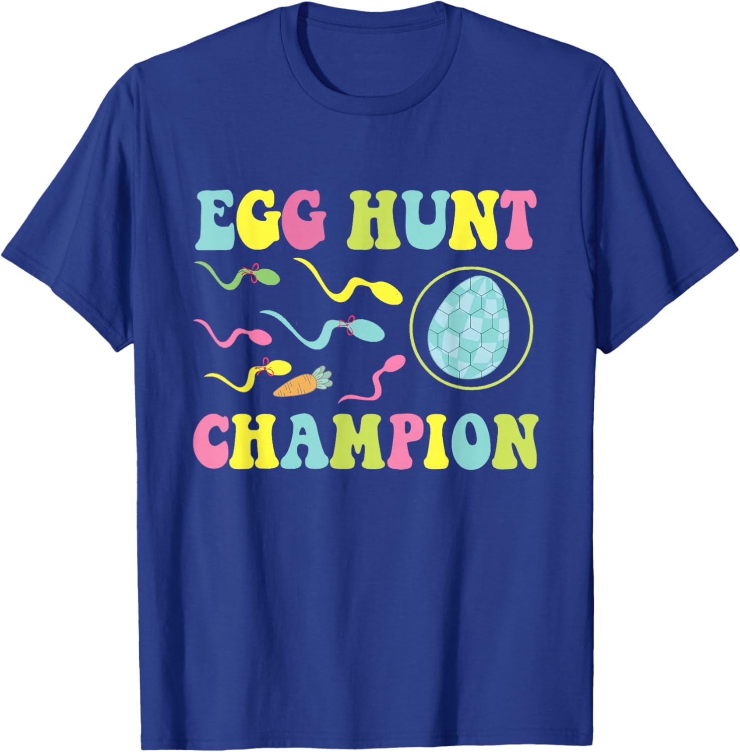 Funny Dad Easter Pregnancy Announcement T-Shirt for Egg Hunt Champions - 1