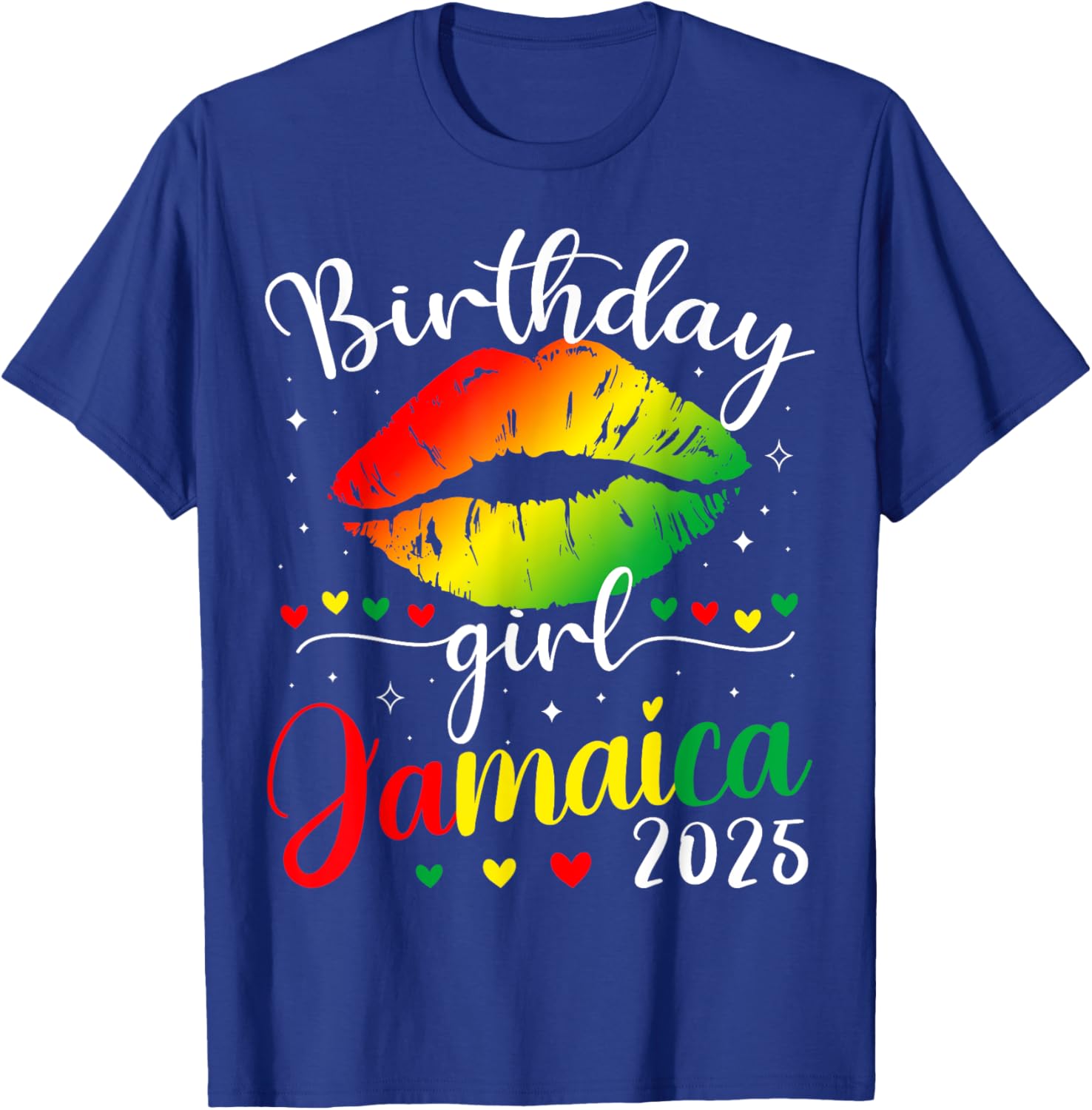 Jamaica 2025 Birthday Squad T-Shirt for Girls Fun Party Trip Outfit - 15
