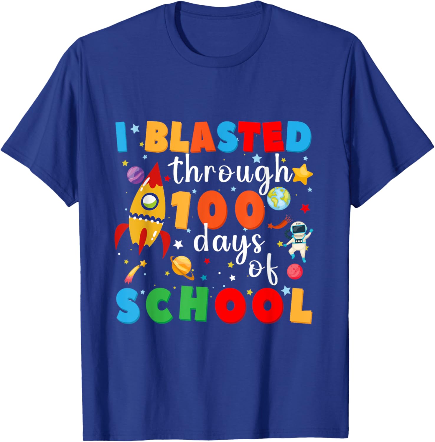 Celebrate 100 Days of School with Our Fun Teacher T-Shirt for Staff - 4
