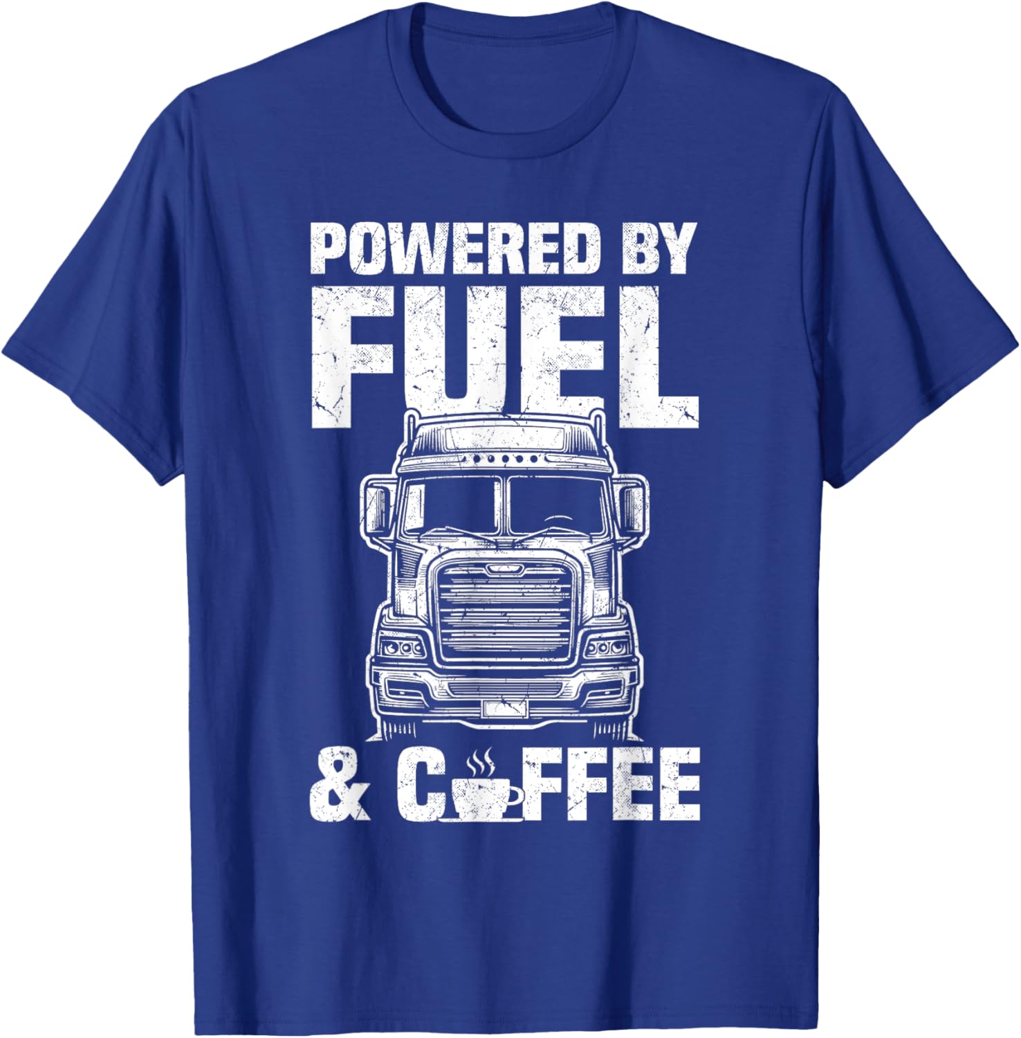 Fuel and Coffee Truck Driver T-Shirt for Men Perfect Gift for Trucker - 9