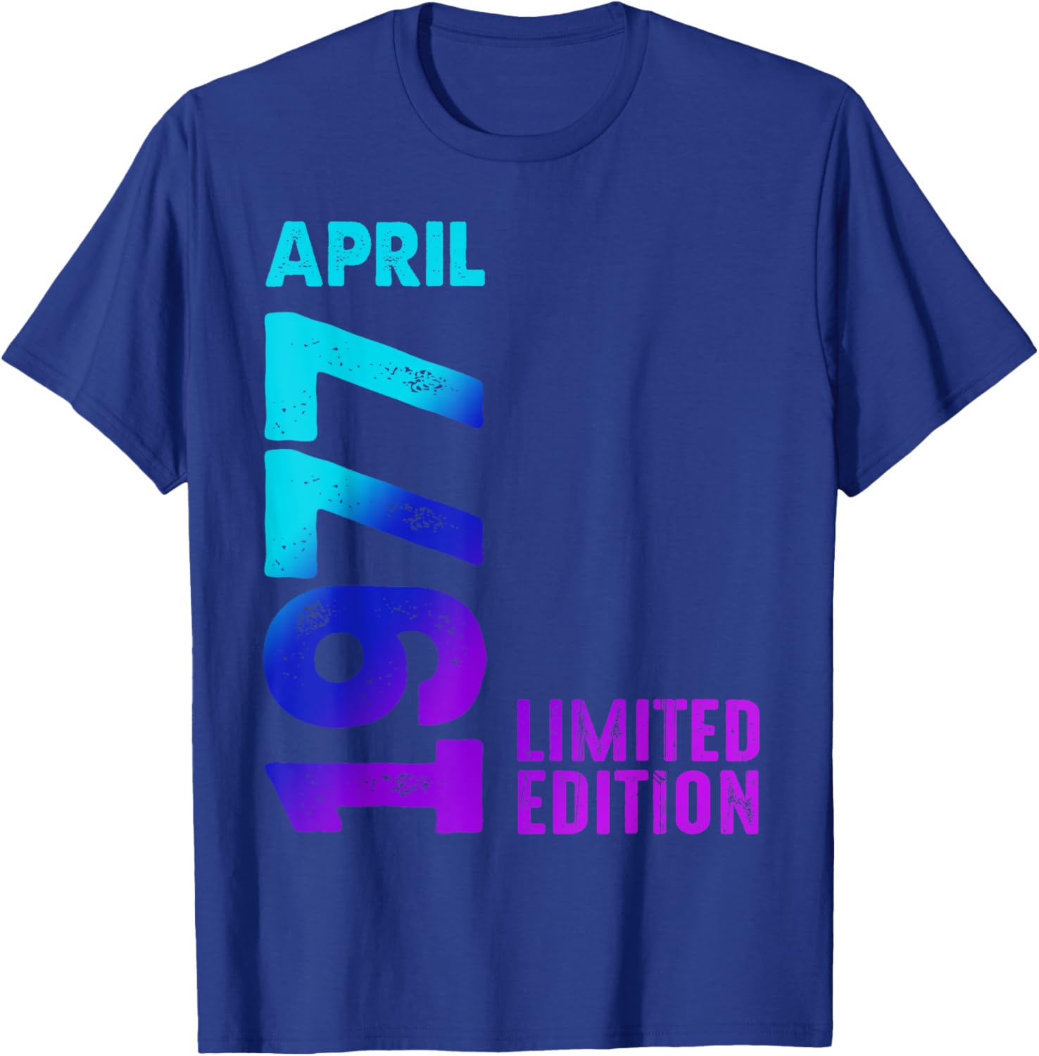 Vintage 1977 Retro T-Shirt Limited Edition Celebrate April Birthdays - 15