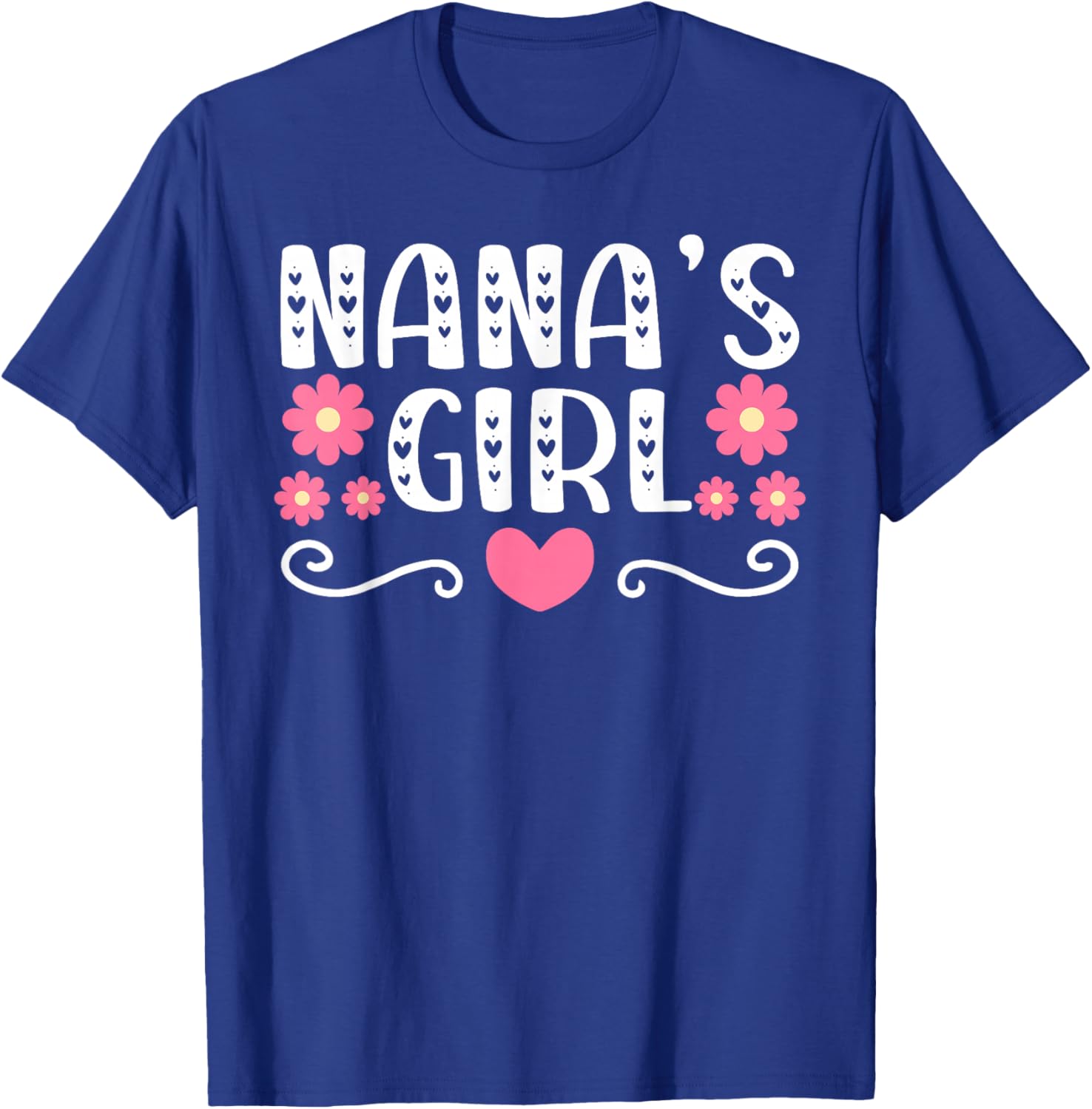 Nana's Girl Heart T-Shirt for Granddaughter - Cute Gift Idea - 6