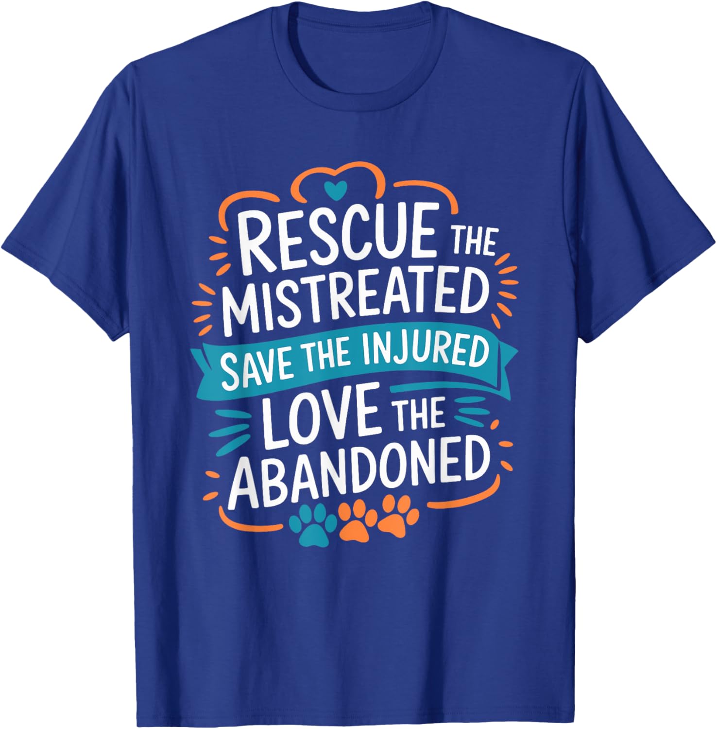 Rescue Mistreated Pets T-Shirt for Dog and Cat Lovers - Save Lives! - 3