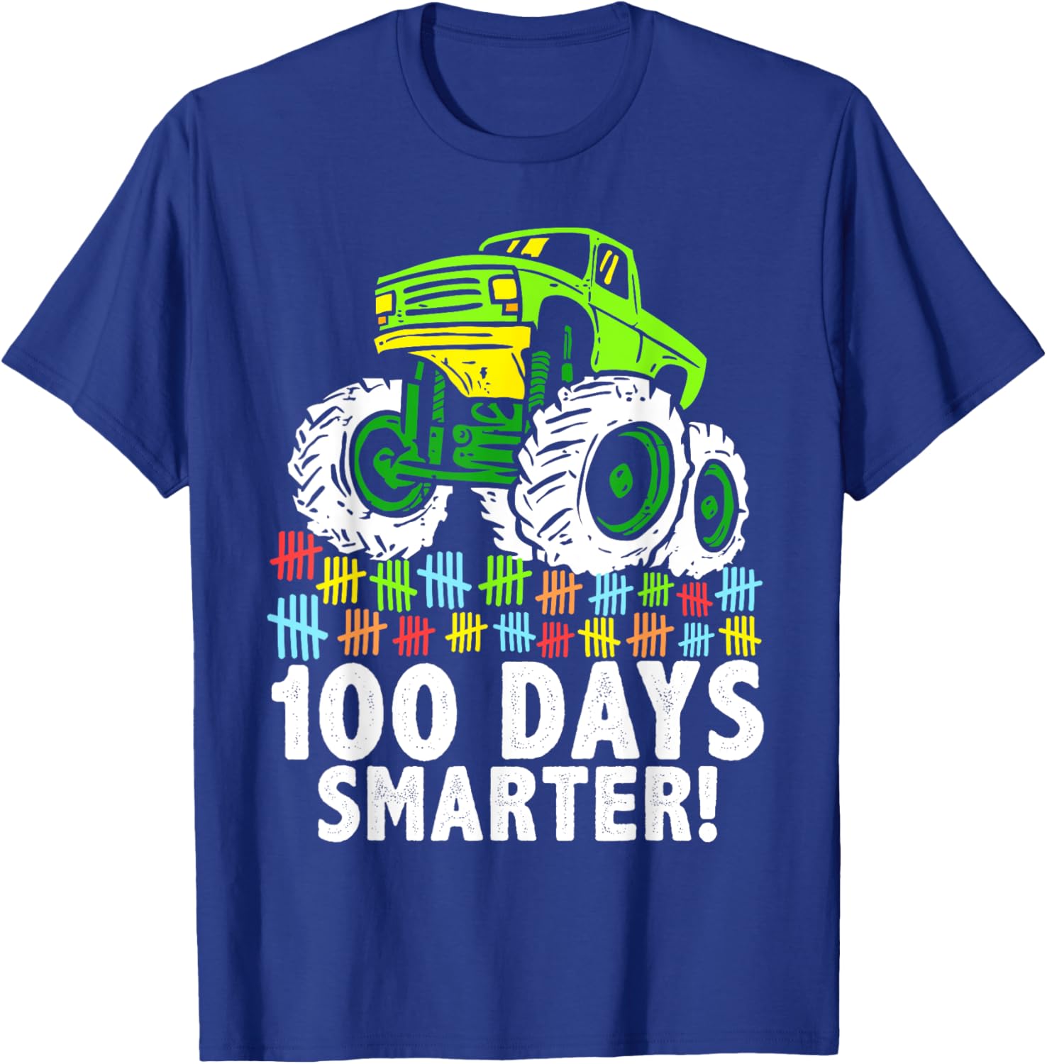 100 Days of School Monster Truck T-Shirt for Boys Fun and Stylish - 10