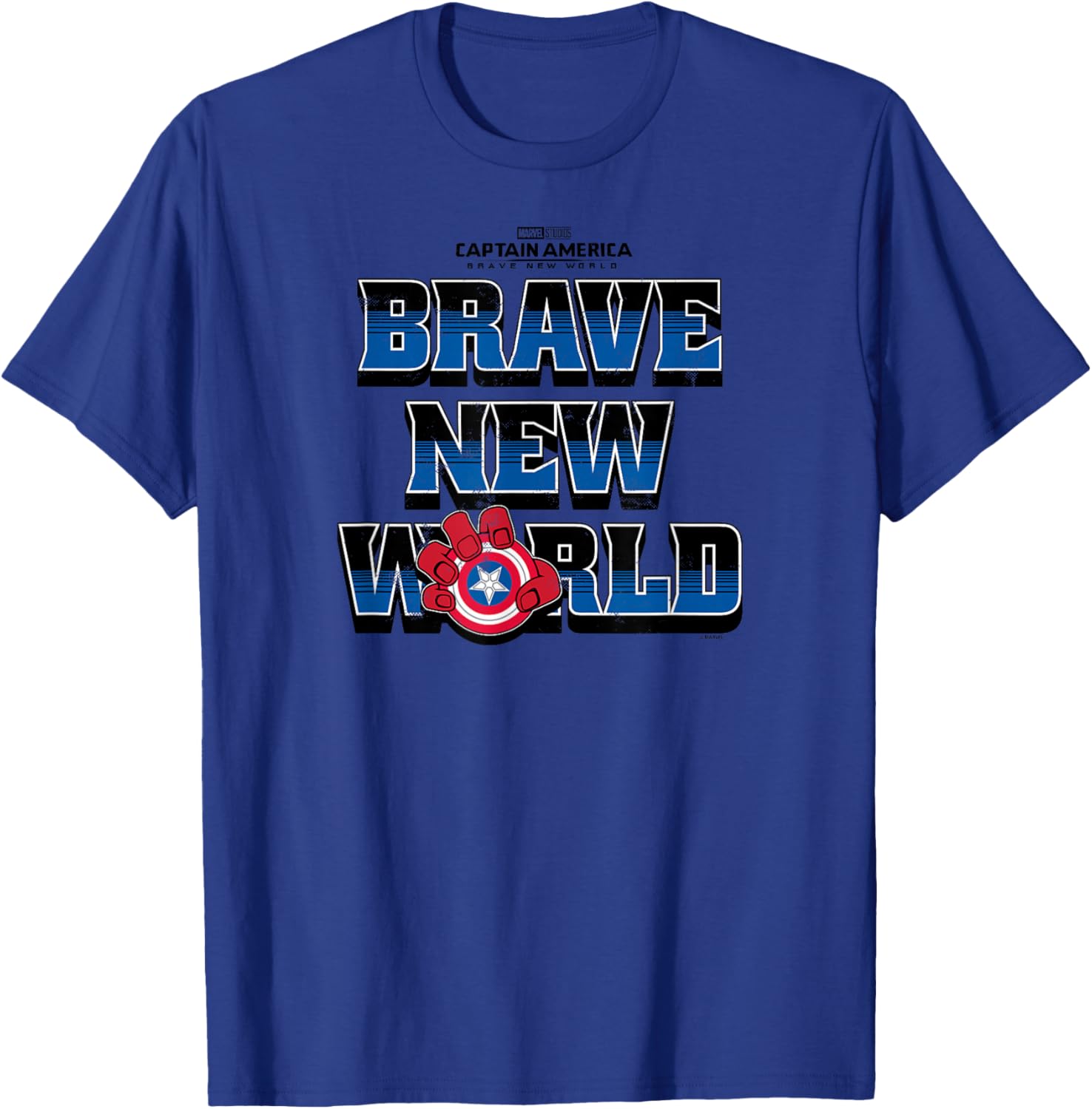 Captain America Brave New World Logo T-Shirt for Fans and Collectors - 6