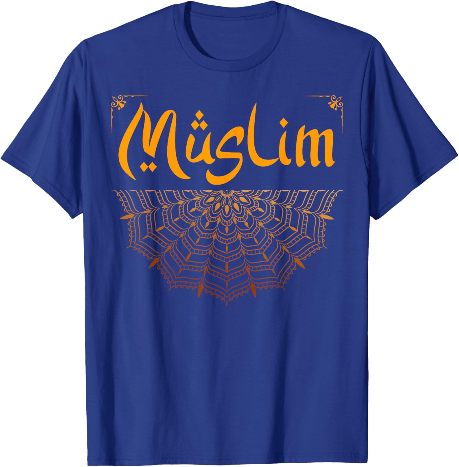 Muslim Mandala Arabic Art T-Shirt for Men and Women – Stylish Islamic Design - 1