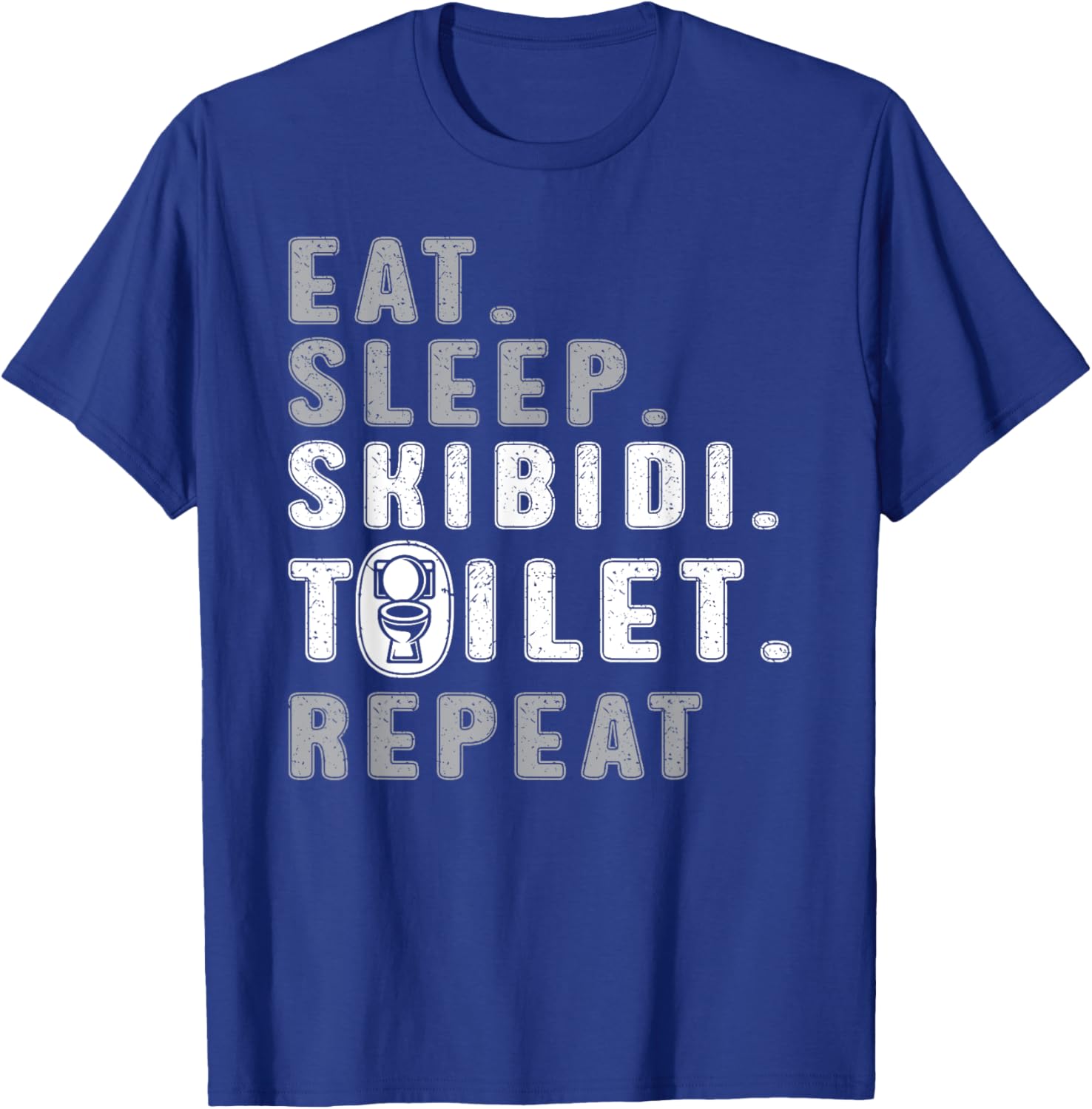 Funny Eat Sleep Skibidi Toilet Meme T-Shirt for Rizz Lovers - 7
