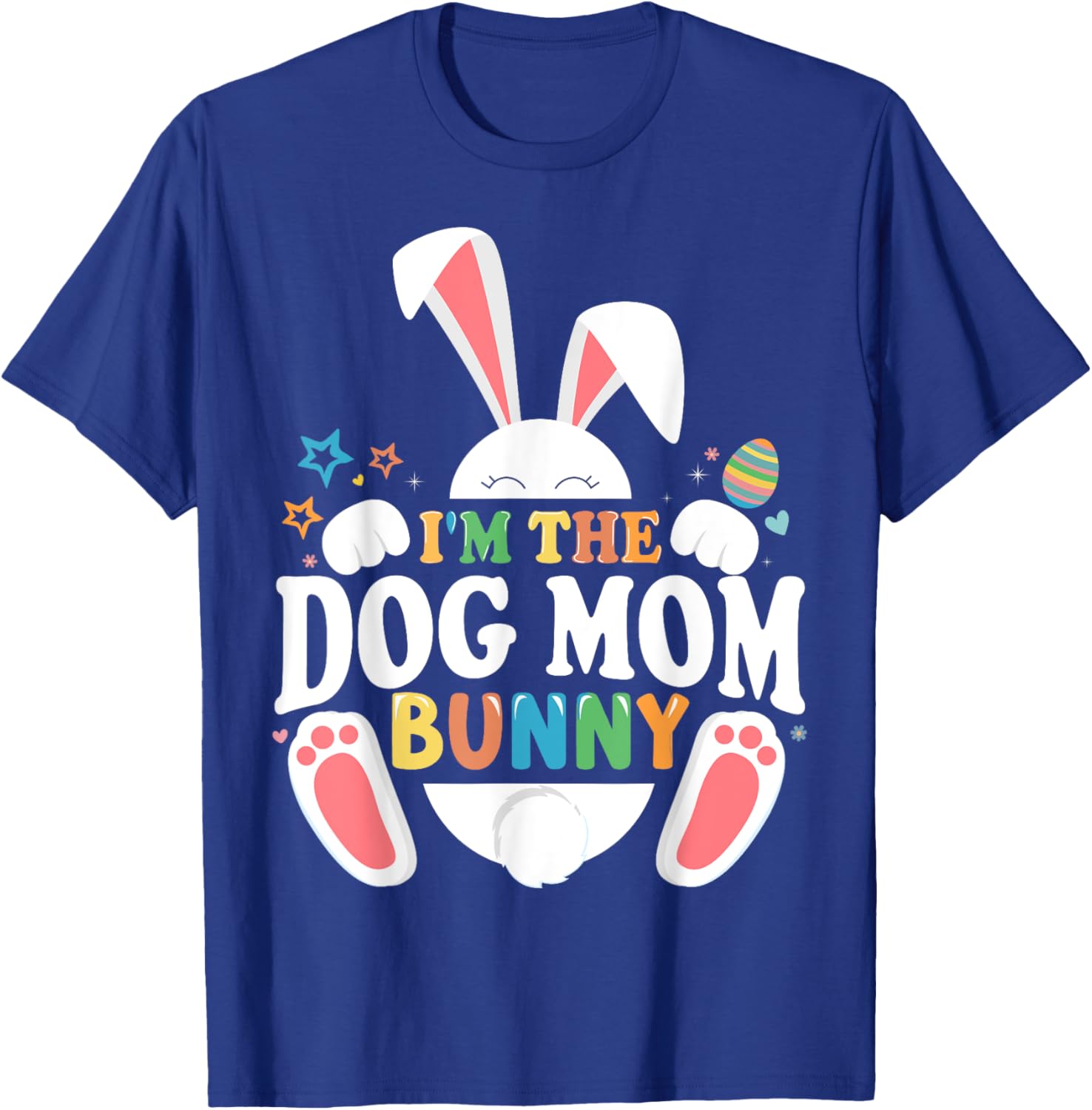 Fun Easter Matching T-Shirt for Dog Moms and Families - Bunny Design - 11