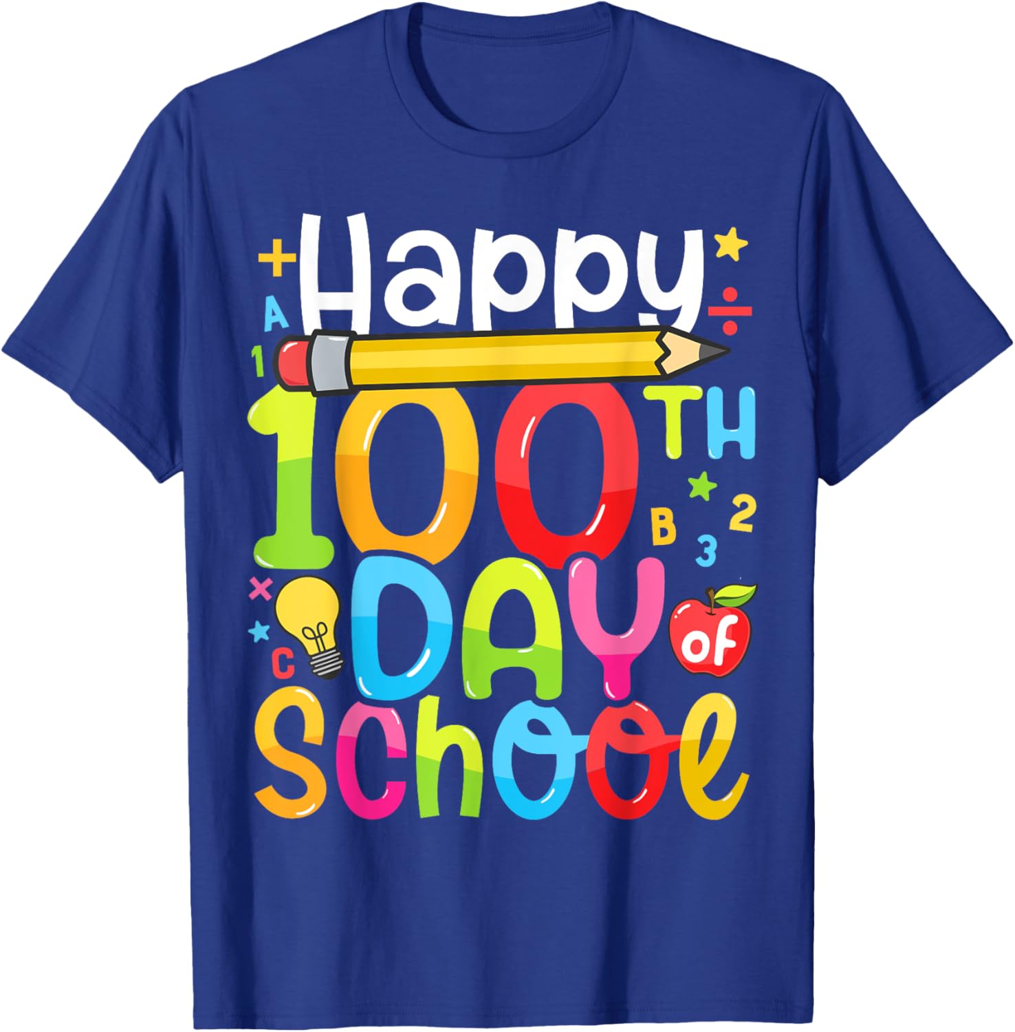 Happy 100th Day of School T-Shirt for Kids and Teachers – Fun Celebration Gear - 2