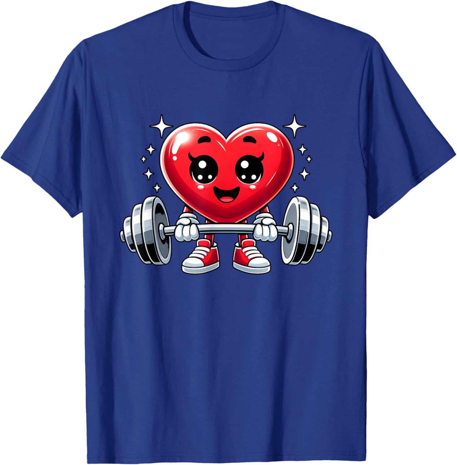 Funny Valentine's Day Heart Workout Fitness T-Shirt for Gym Lovers - 3