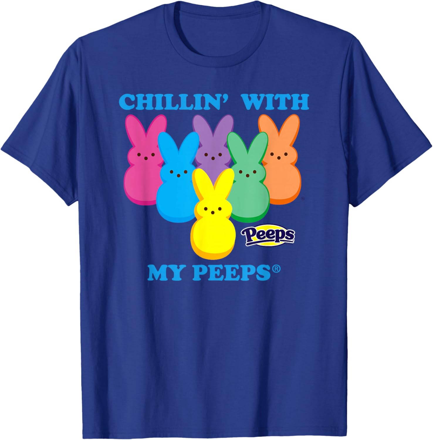 Peeps Easter Chillin With My Peeps Sweet Squad Fun T-Shirt for Kids - 8