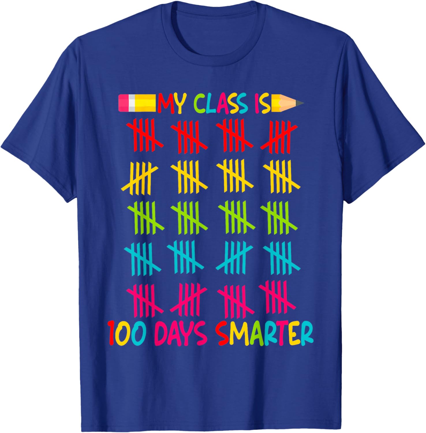 100 Days Smarter Teacher T-Shirt for 100th Day of School Celebrations - 21