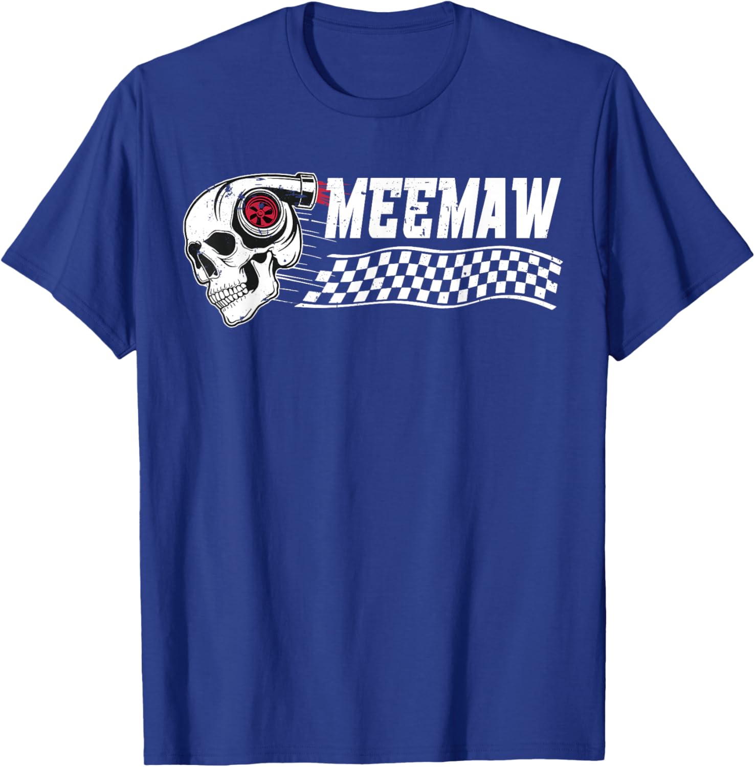 Race Car Birthday Party Meemaw Pit Crew T-Shirt for Family Fun - 5
