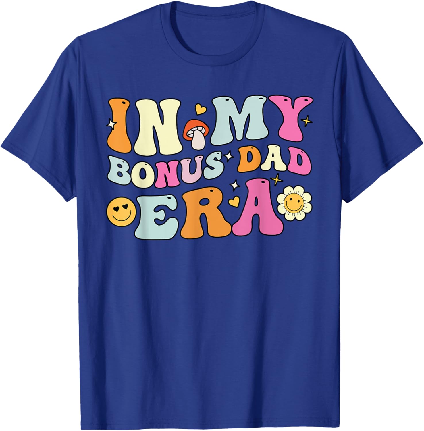 Groovy Bonus Dad T-Shirt for Father's Day Gift, Fun Stepdad Apparel - 18