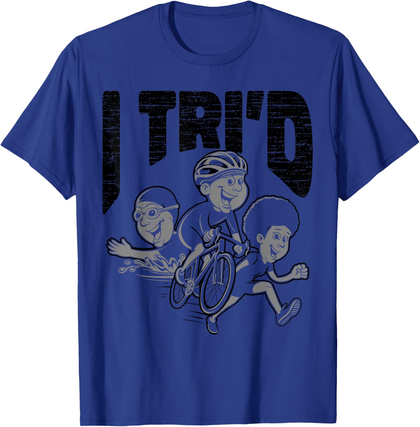 I Tri'd Triathlon Ultra Runner T-Shirt for Passionate Marathoners - 6