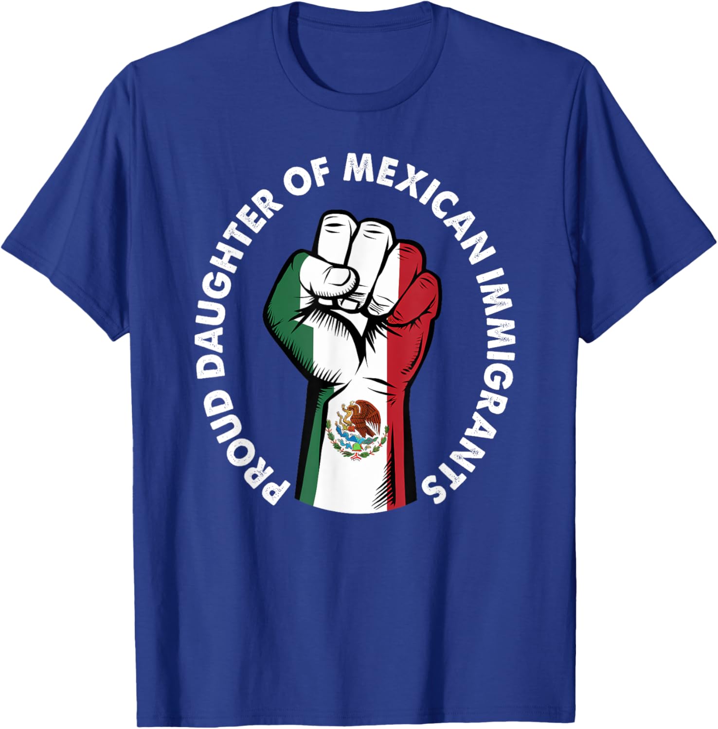 Proud Daughter of Mexican Immigrants Mexico Flag T-Shirt for Women - 20