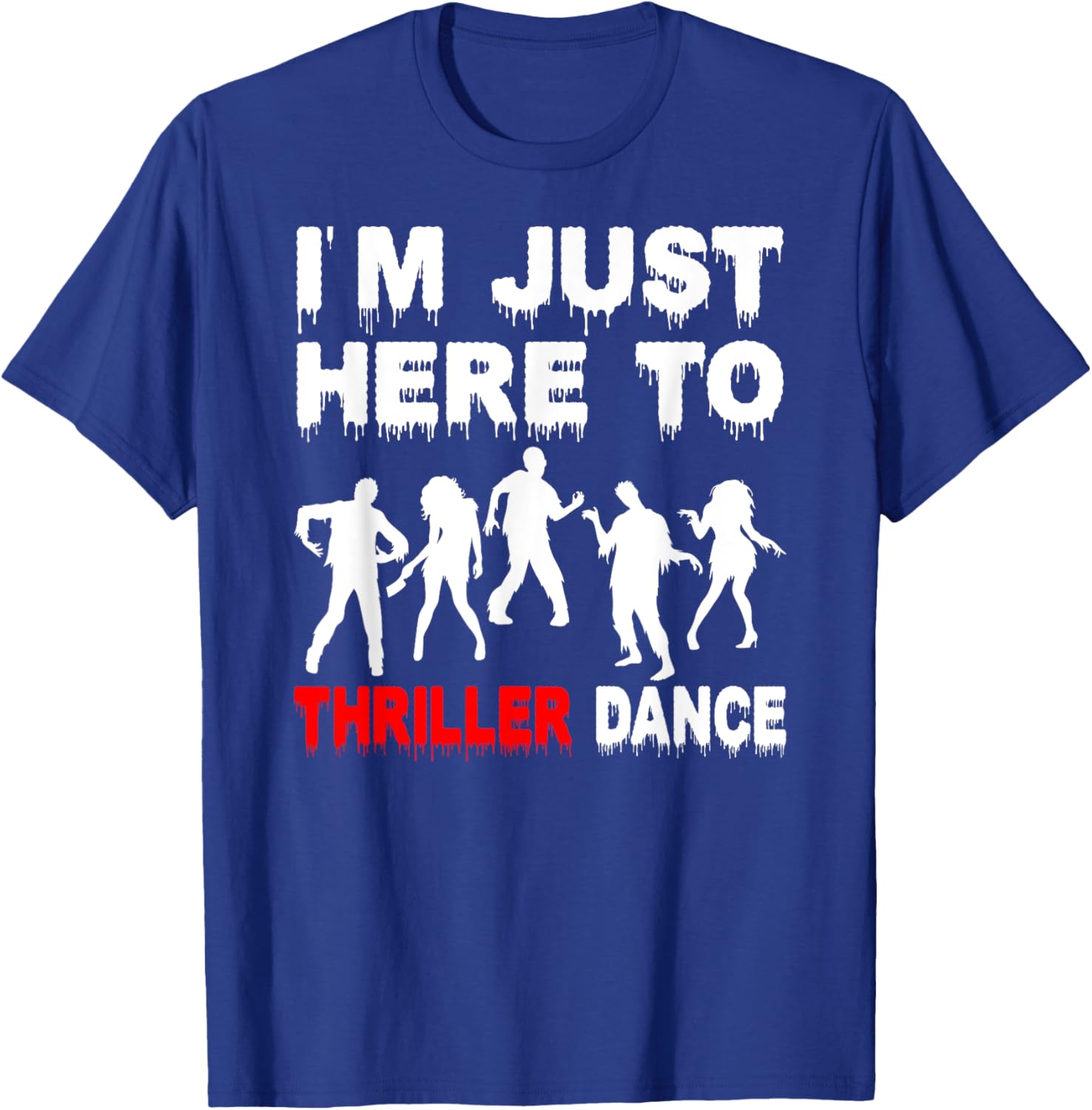 Funny Zombie Thriller Dance T-Shirt for Halloween Fun and Festivities - 4