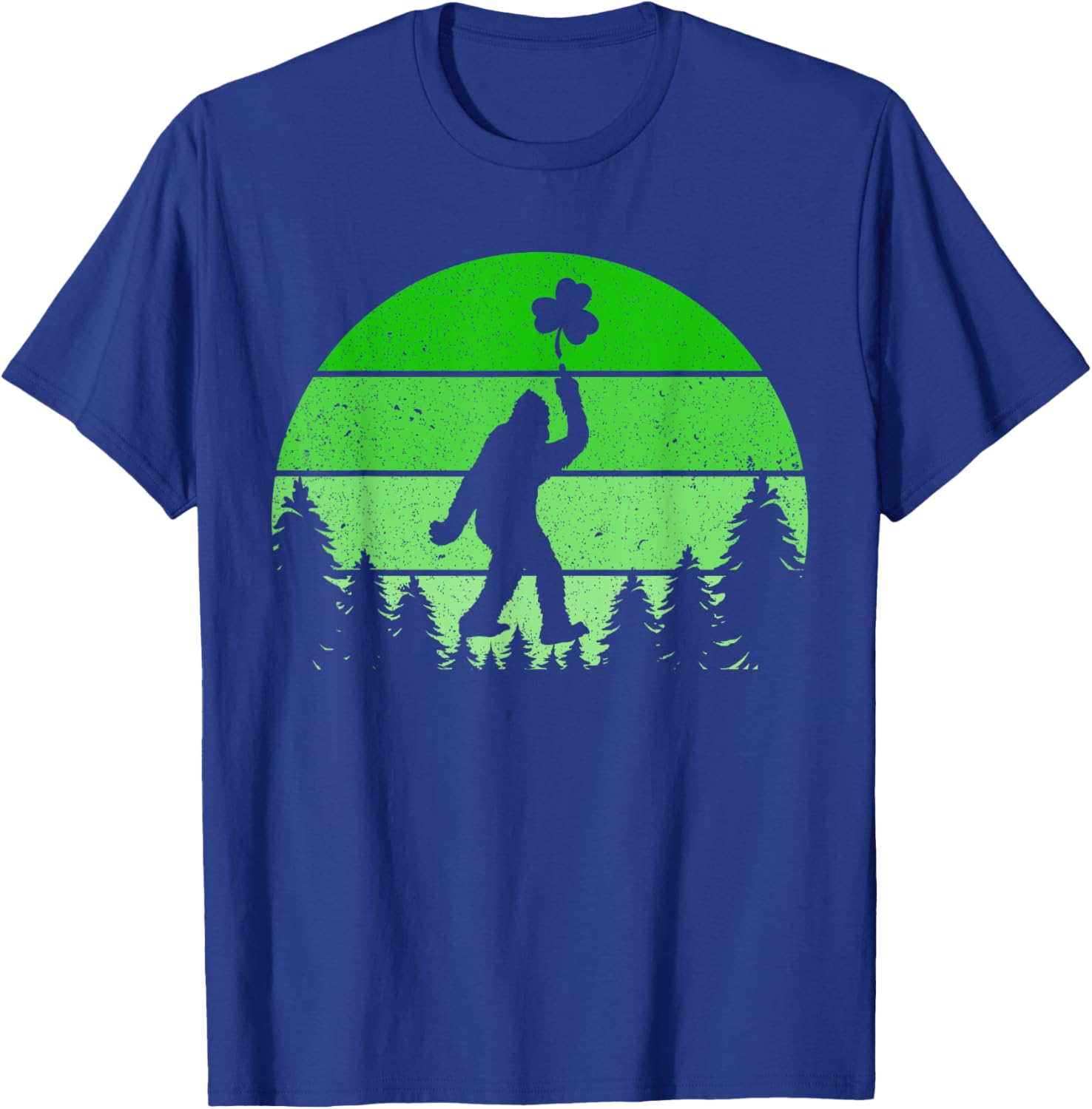 Bigfoot Sasquatch Shamrock T-Shirt for St Patricks Day Fun for All Ages - 3