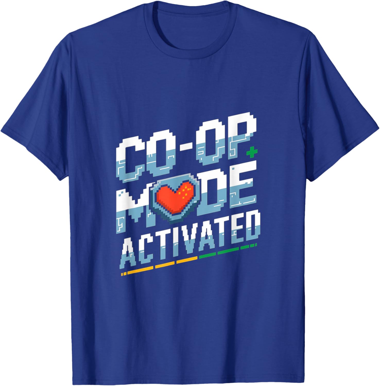 Matching Gamer Couple Retro Co-Op Mode T-Shirt for Fun Gaming Sessions - 1