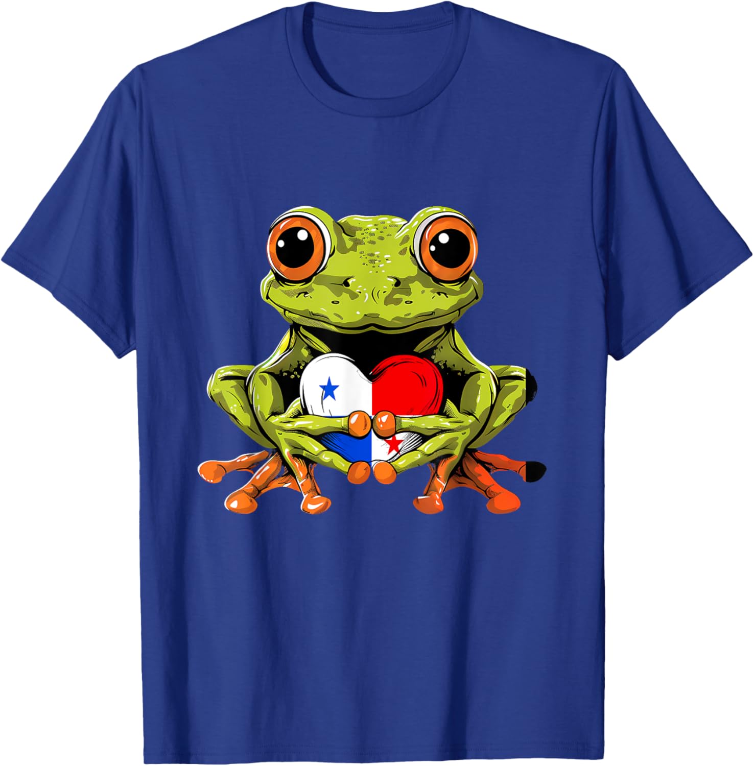 Panama Toad Frog Heart T-Shirt Celebrating Panamanian Roots and Pride - 18