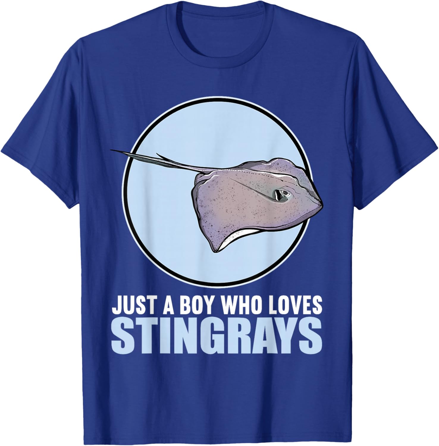 Just a Boy Who Loves Stingrays Cute Stingray T-Shirt for Kids - 18