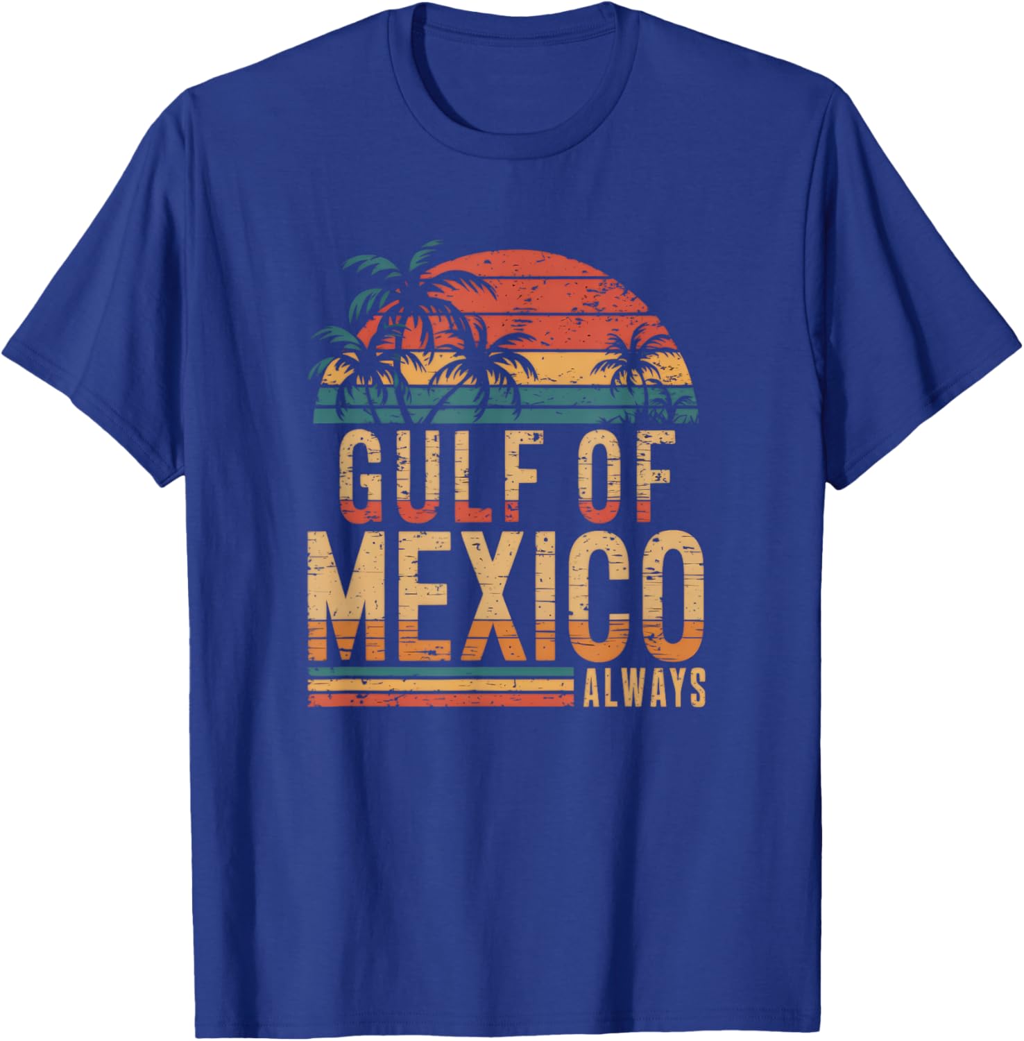 Retro Vintage Gulf of Mexico T-Shirt for Casual Comfort and Style - 1