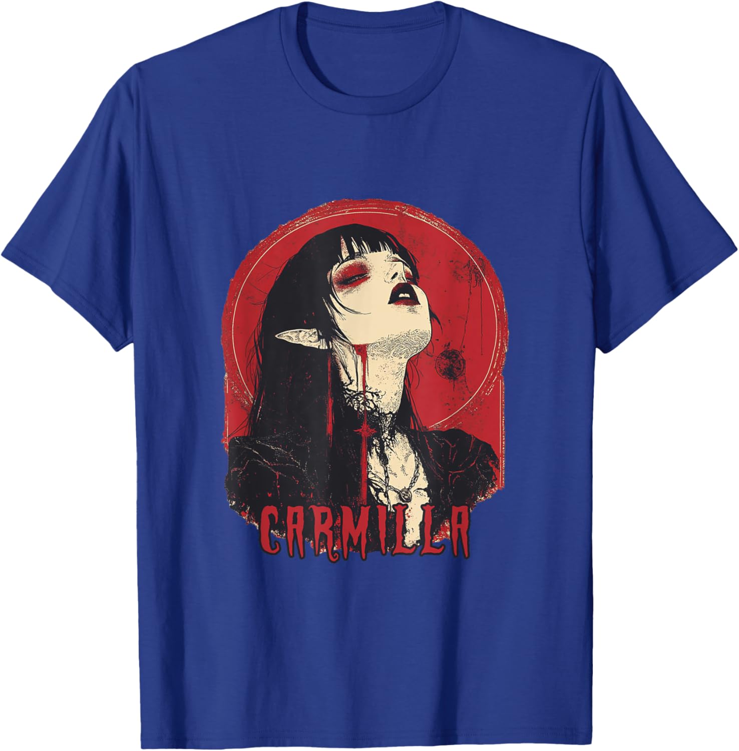 Gothic Vampire Carmilla T-Shirt for Stylish Fashion Enthusiasts - 4