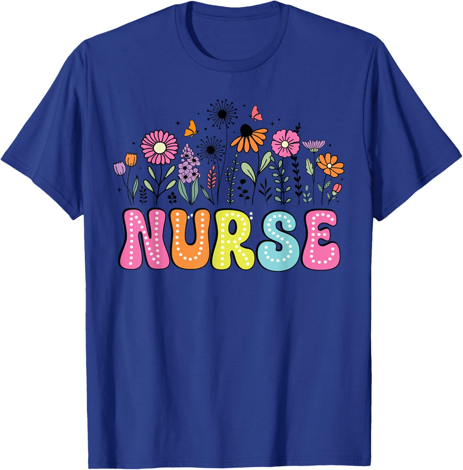 Groovy Nurse Wildflower Floral T-Shirt for Happy Nurse Week 2026 - 14