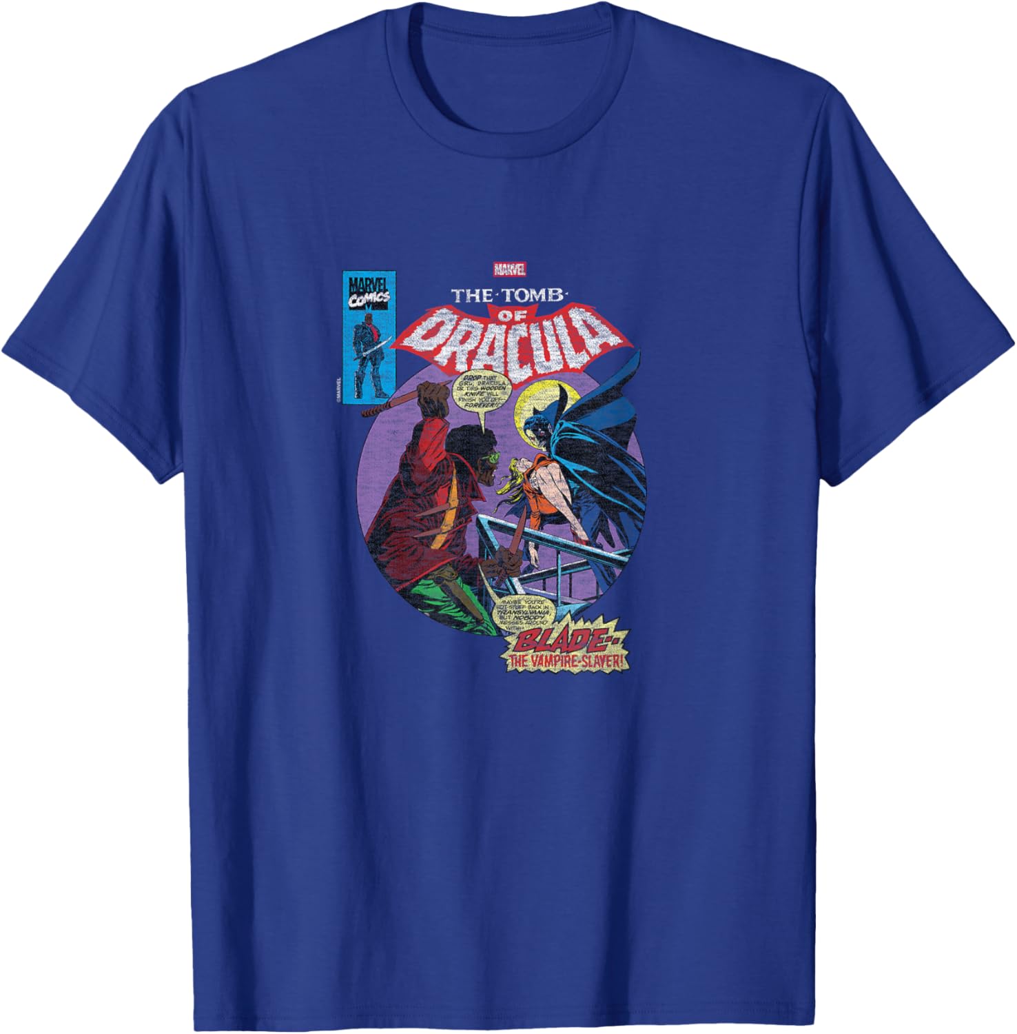 Blade Comic Cover T-Shirt for Fans of Graphic Novels and Superheroes - 2