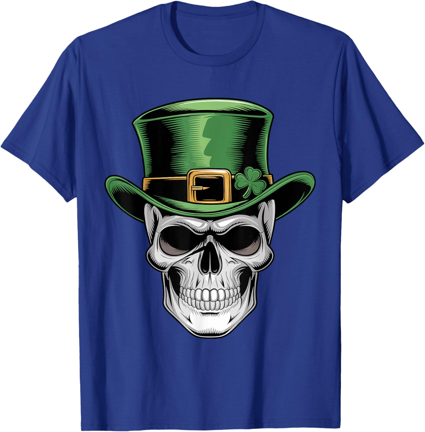 Skull St. Patrick's Day Irish Shamrock T-Shirt for Lucky Celebrations - 2