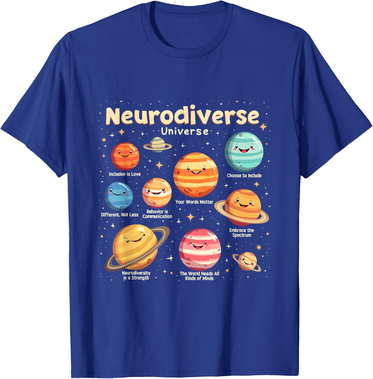 Neurodiverse Universe Autism Awareness T-Shirt - Celebrate Diversity in Style - 14