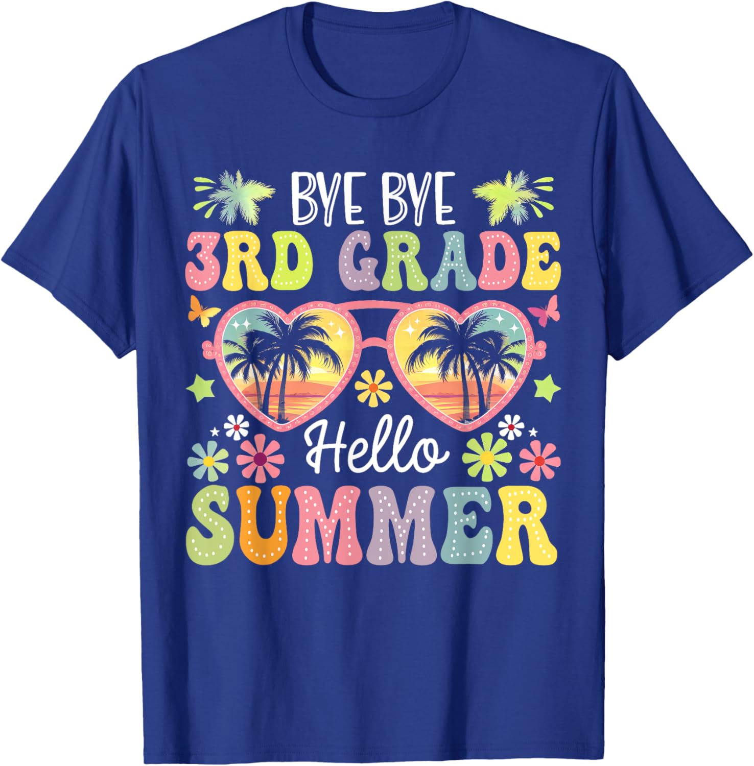 Goodbye 3rd Grade Hello Summer Kids T-Shirt for Boys Last Day of School - 9