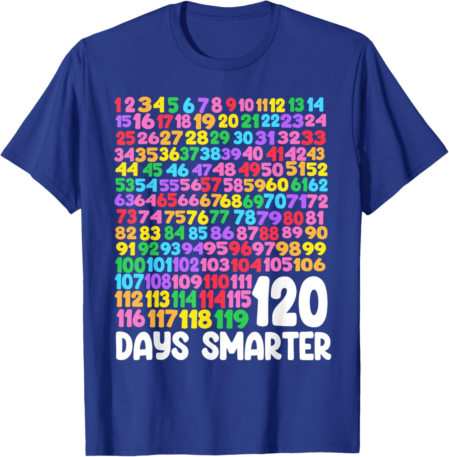 120 Days Smarter School Math T-Shirt Perfect for Students and Teachers - 9