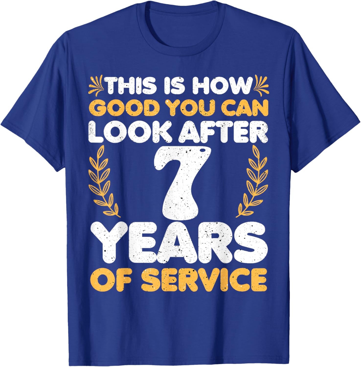 7 Year Work Anniversary T-Shirt for Men and Women - Celebrate in Style - 7