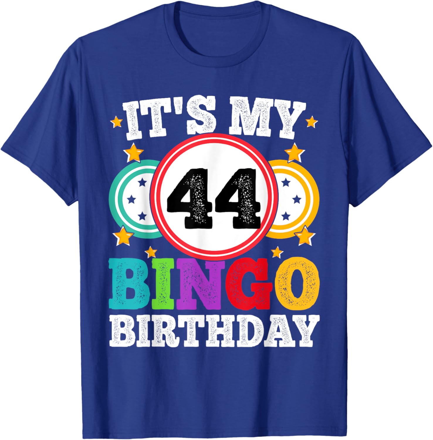 Funny 44th Birthday Bingo T-Shirt for Men and Women - Celebrate in Style! - 20