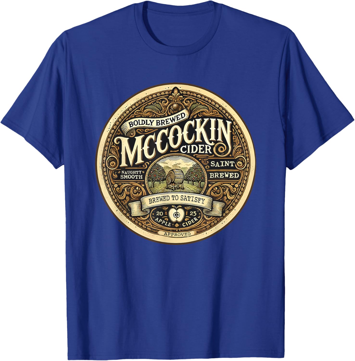 Funny Mccockin Cider St Patricks Day T-Shirt for Adults - Humor Apparel - 19