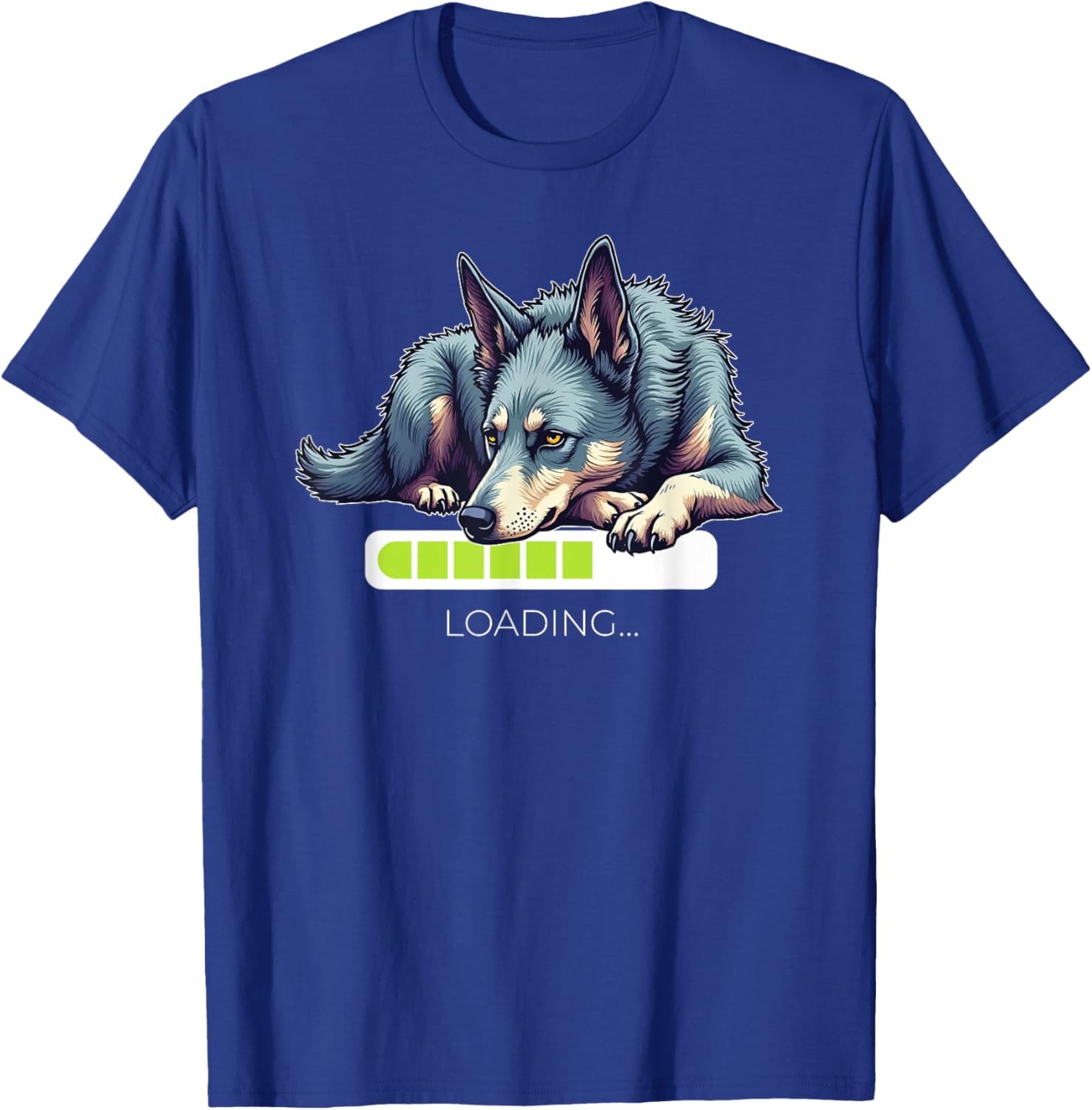 Australian Cattle Dog Red Blue Heeler Loading T-Shirt for Dog Lovers - 1