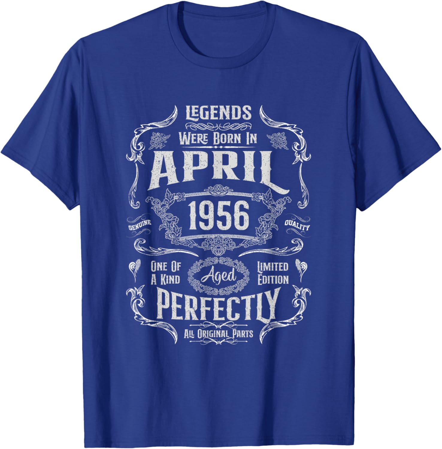 Vintage 69th Birthday Legends April 1956 T-Shirt for Memorable Celebrations - 9